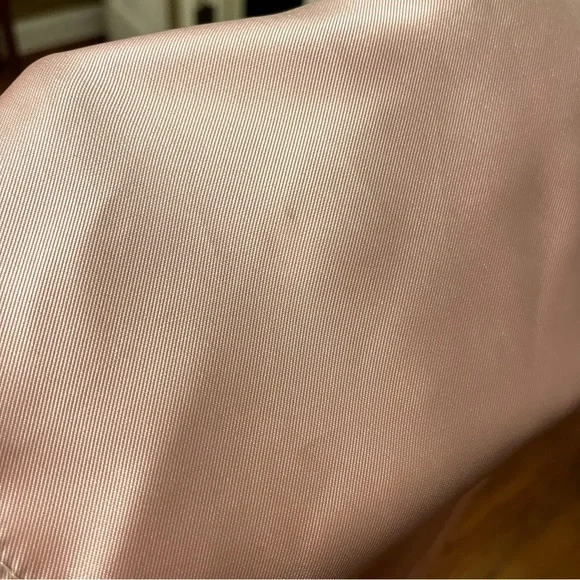 Alfred Sung Draped One-Shoulder Satin Maxi Dress Pockets Toasted Sugar 4 AS‎ IS - Picture 15 of 16